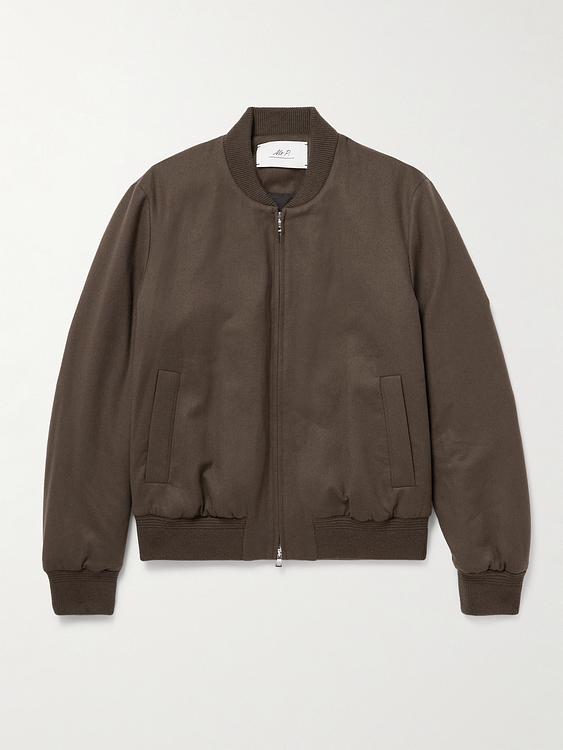 Dark brown bomber jacket from Mr P.