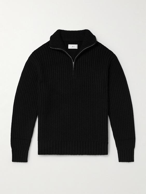 Black half-zip from Mr P.