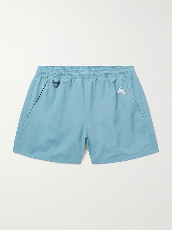Blue running shorts from Nike
