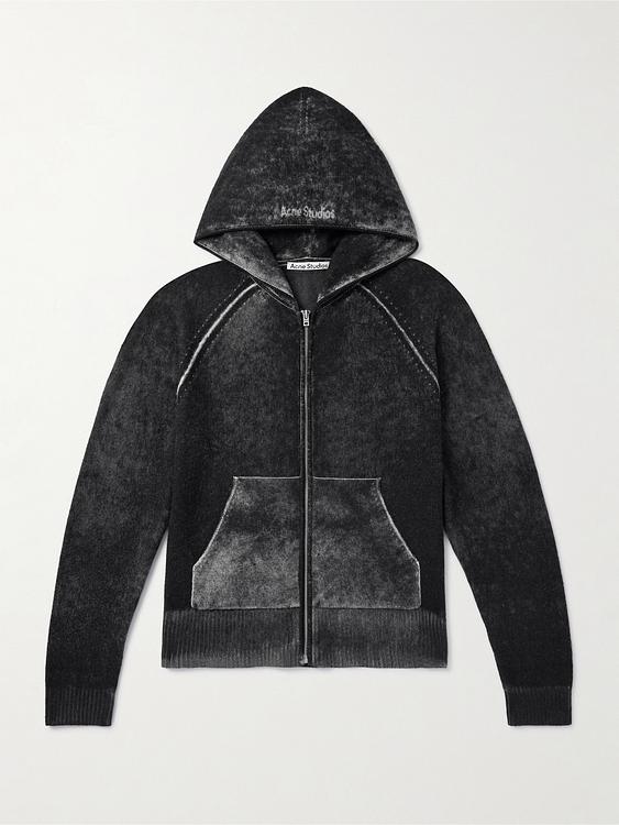 Black hooded sweatshirt from Acne Studios