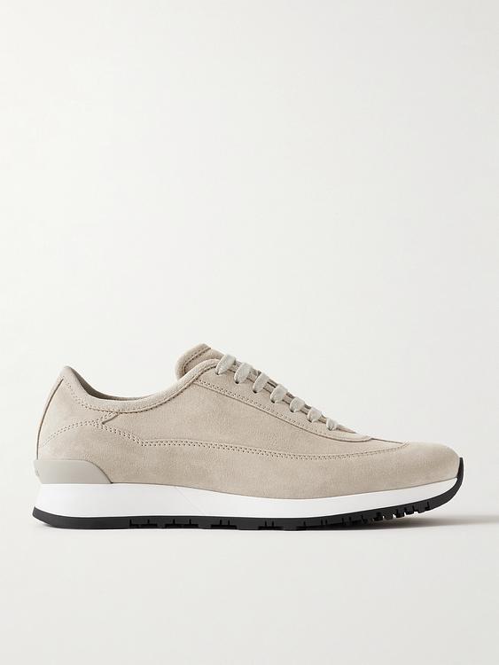 Beige sneakers from John Lobb
