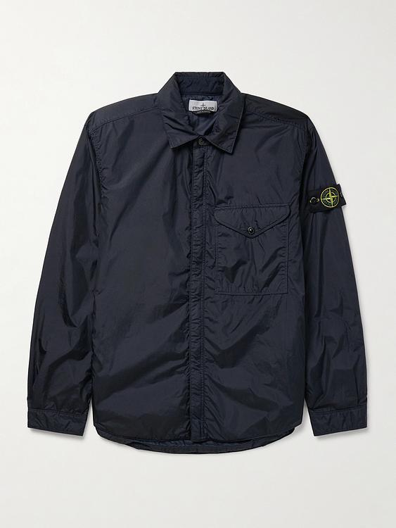 Black casual jacket from Stone Island