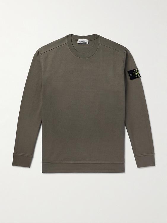 Dark green sweatshirt from Stone Island