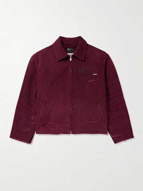 Dark red casual jacket from Enfants Riches Déprimés