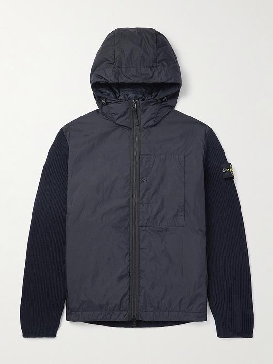 Dark grey casual jacket from Stone Island
