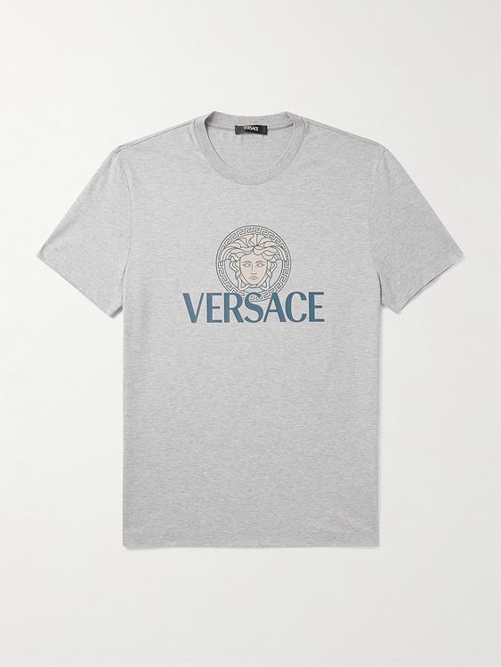 Print grey t-shirt from Versace