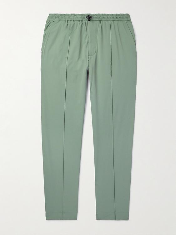Green drawstring trousers from Club Monaco