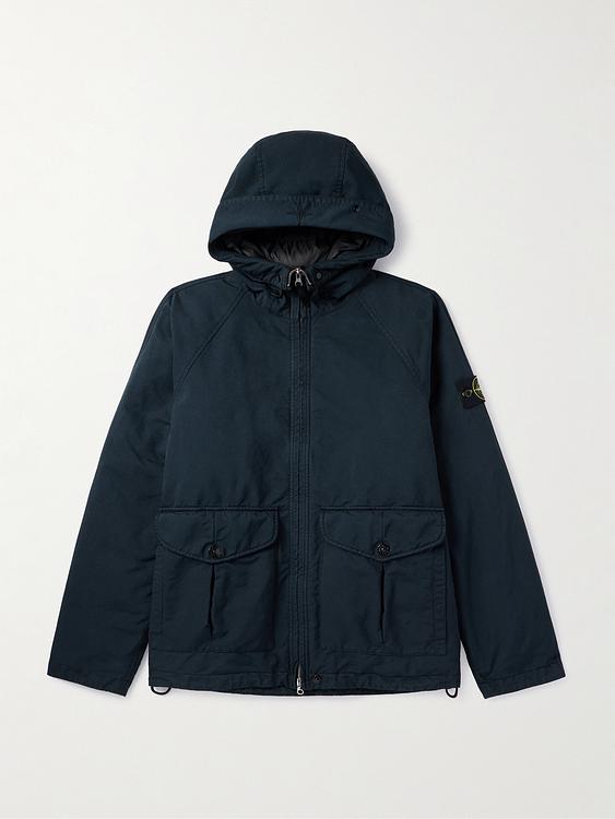 Black casual jacket from Stone Island
