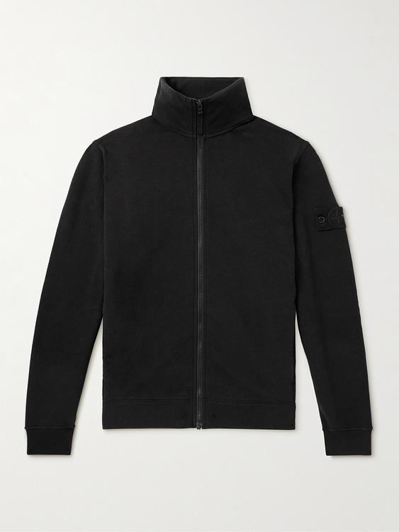 Black full-zip from Stone Island