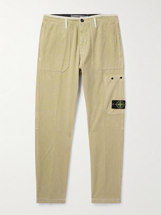 Beige cargo trousers from Stone Island