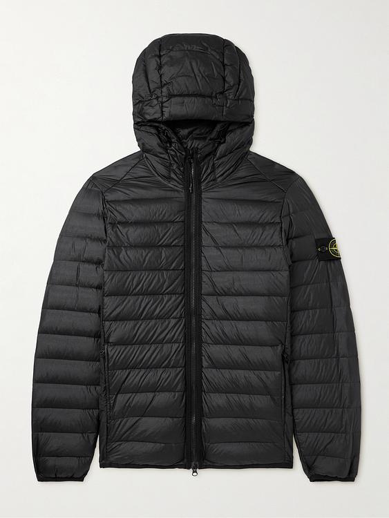 Black down jacket from Stone Island