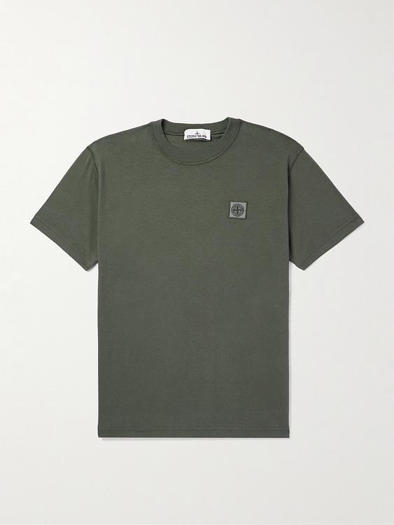 Dark green t-shirt from Stone Island