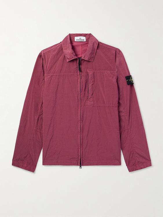 Dark red casual jacket from Stone Island