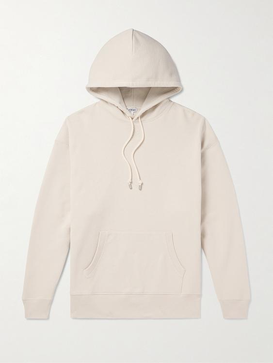 White hooded sweatshirt from Loewe