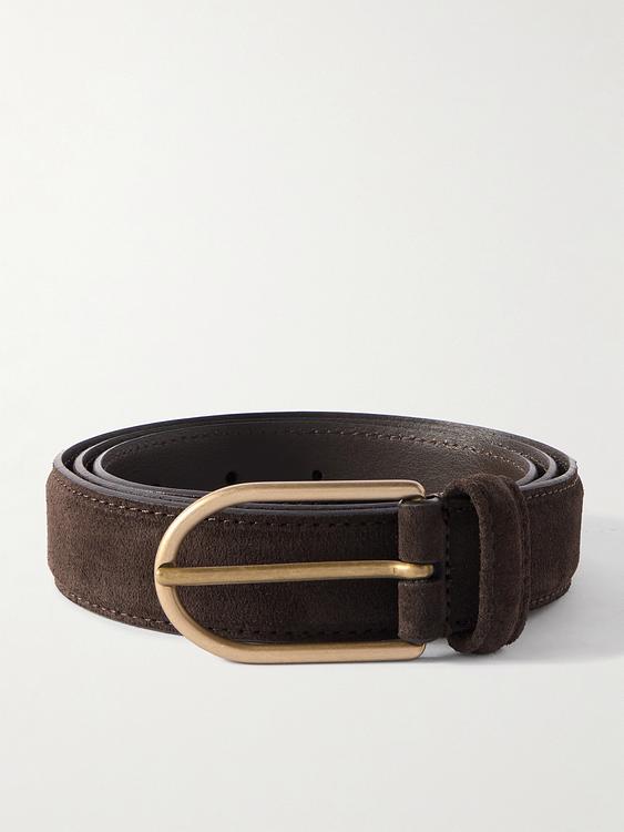 Dark brown belt from Thom Sweeney