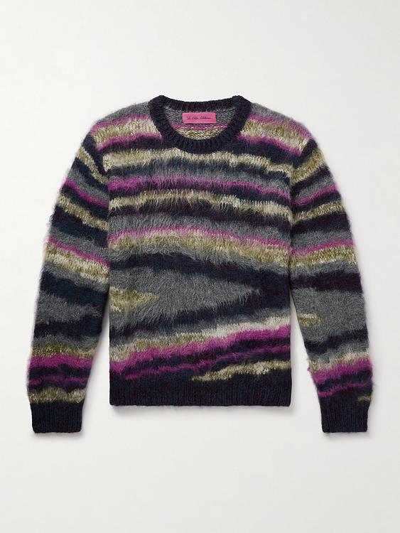 Black cashmere sweater from The Elder Statesman