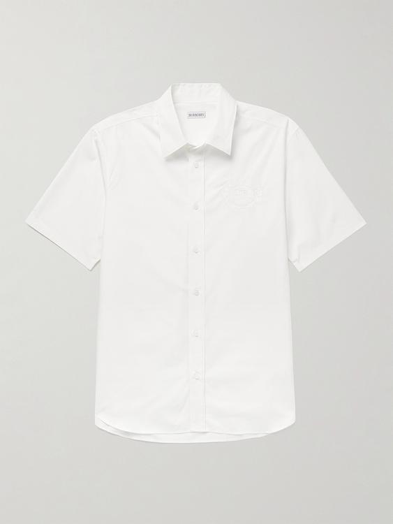 White short sleeve shirt from Burberry