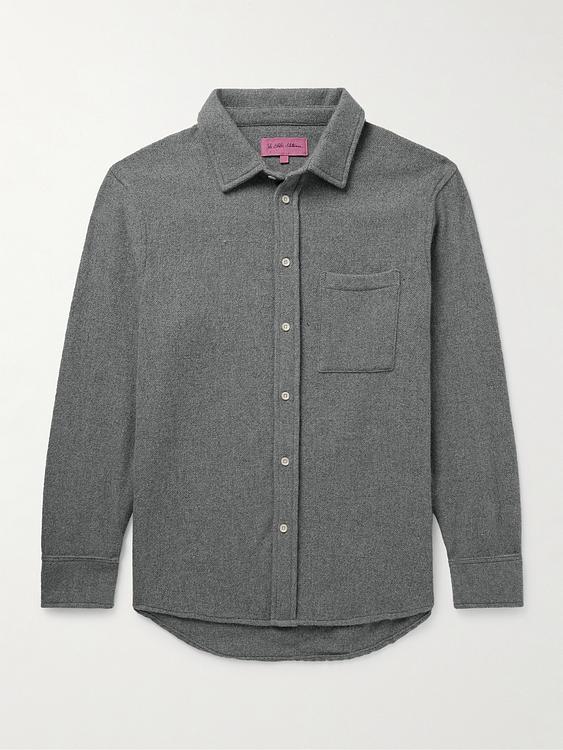 Grey overshirt from The Elder Statesman