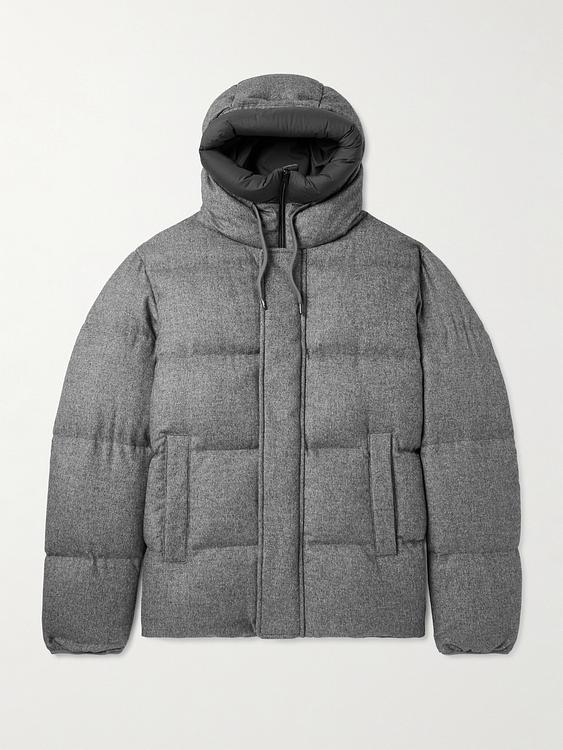 Grey down jacket from Herno