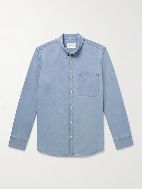 Blue denim shirt from NN07