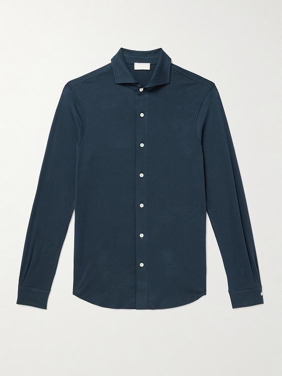 Dark blue casual shirt from Altea