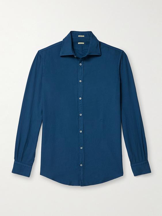 Dark blue casual shirt from Massimo Alba