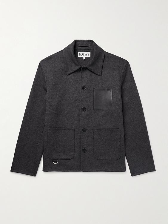 Dark grey overshirt from Loewe