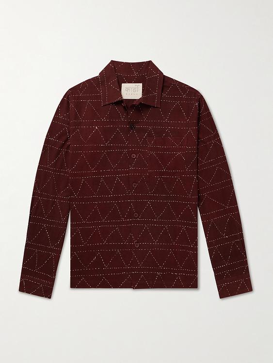 Dark brown casual shirt from Kardo