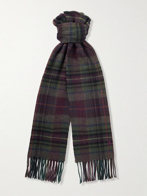 Checkered black scarve from Polo Ralph Lauren