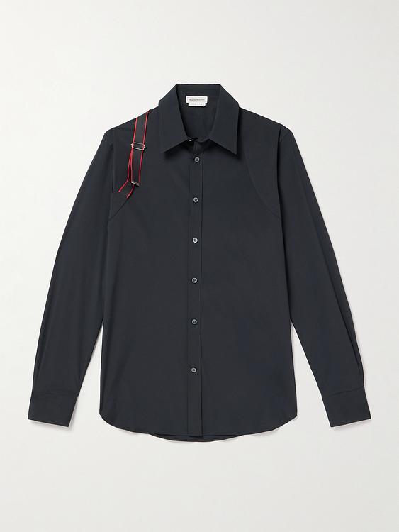 Dark grey casual shirt from Alexander Mcqueen