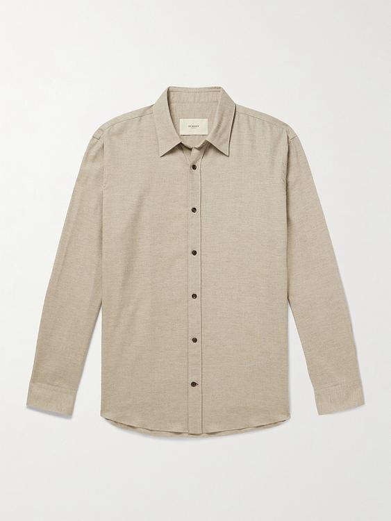 Beige casual shirt from Purdey