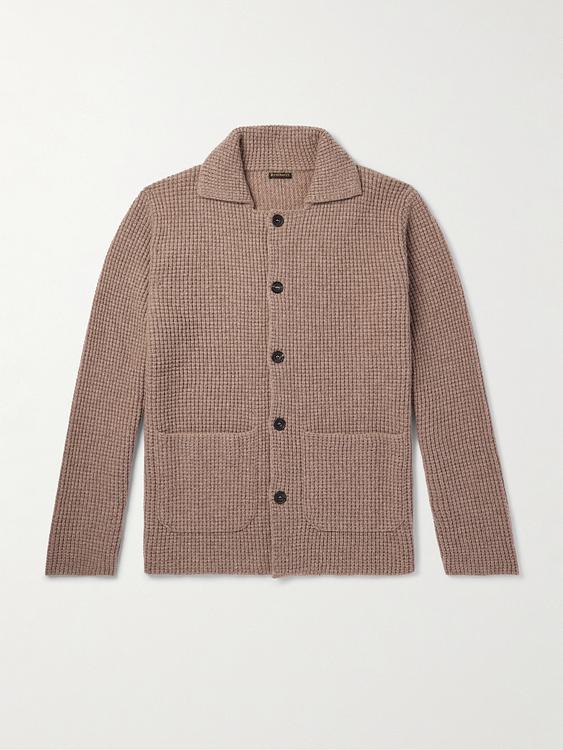 Grey cardigan from Rubinacci