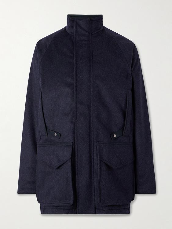 Black coat from Purdey