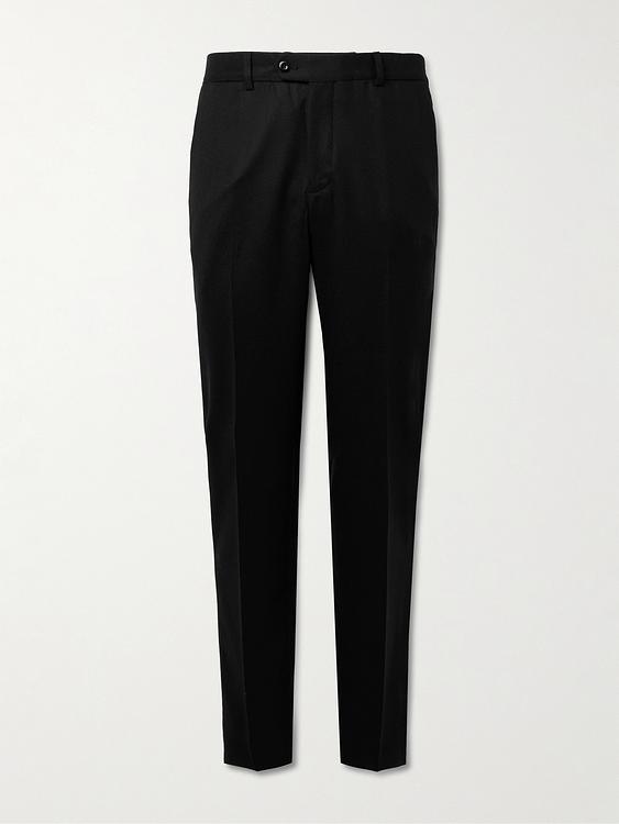 Black formal trousers from Rubinacci