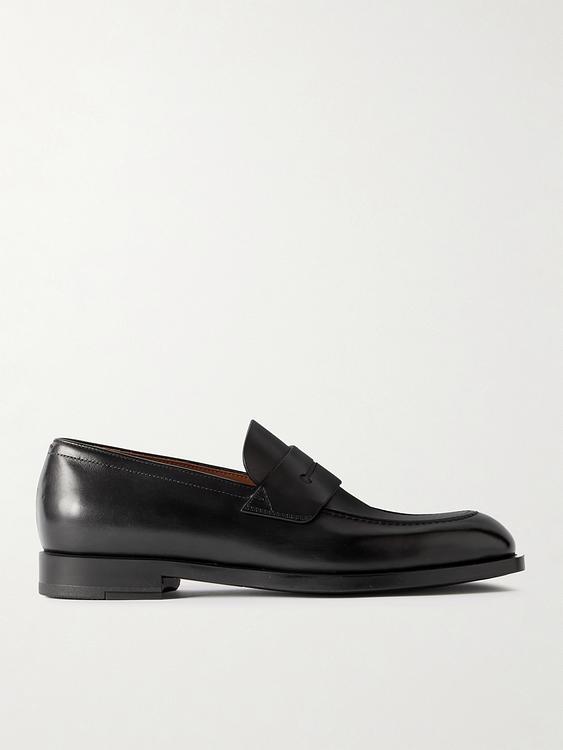 Black loafers from Zegna