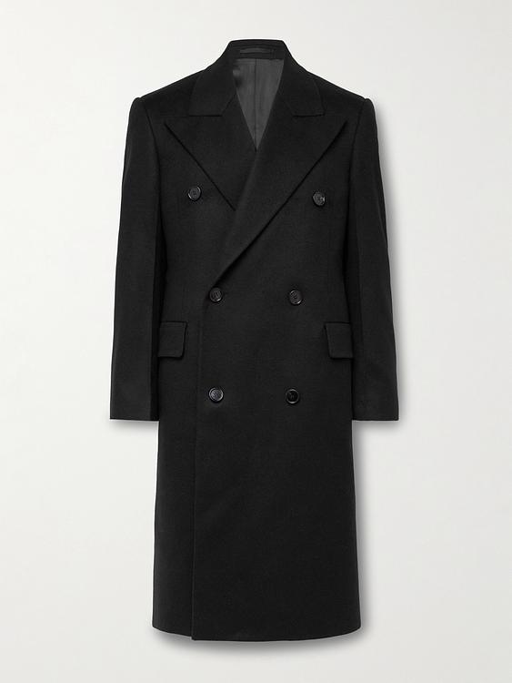 Black coat from Burberry
