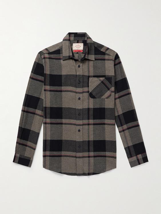 Checkered black casual shirt from Portuguese Flannel