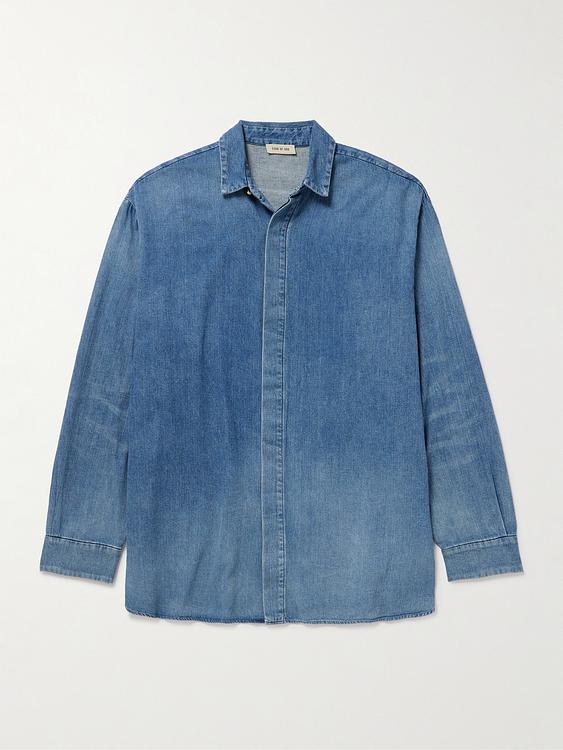 Blue denim jacket from Fear Of God