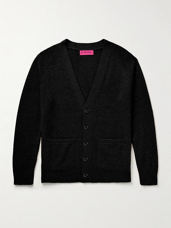 Black cardigan from The Elder Statesman