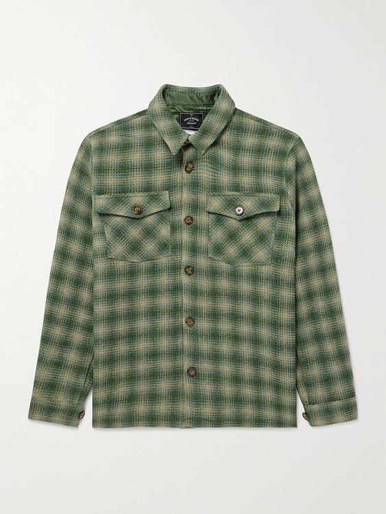 Checkered green overshirt from Portuguese Flannel
