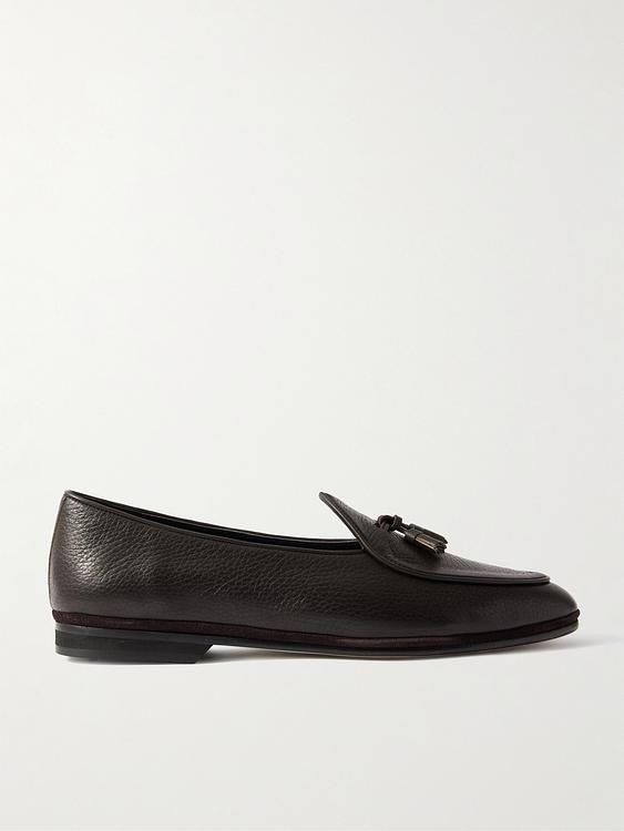 Black loafers from Rubinacci