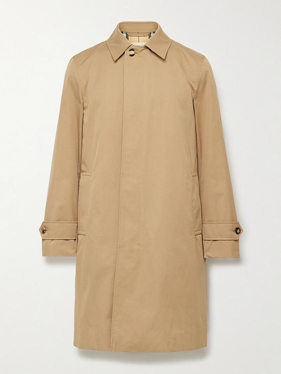 Taupe trench coat from Burberry
