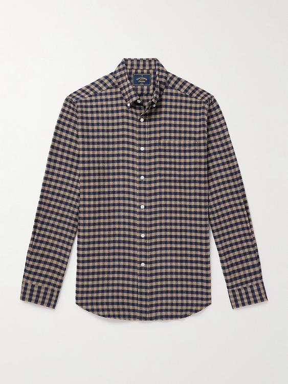 Checkered black casual shirt from Portuguese Flannel