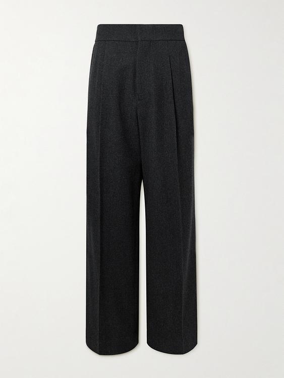 Black wide-leg formal trousers from Fear Of God