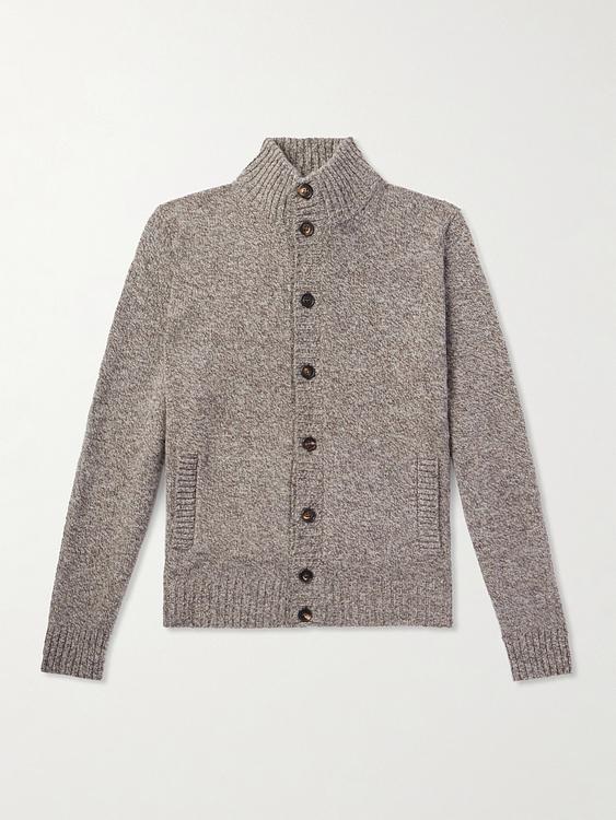 Grey cardigan from Incotex