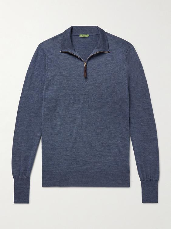 Dark grey half-zip from Sid Mashburn