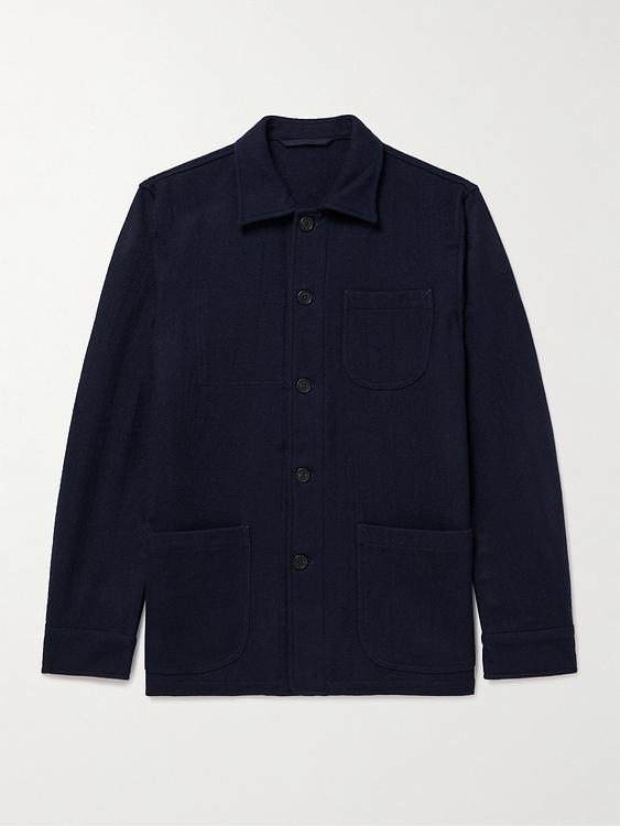 Black overshirt from Sid Mashburn