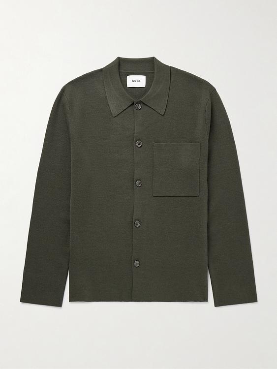 Dark green overshirt from NN07