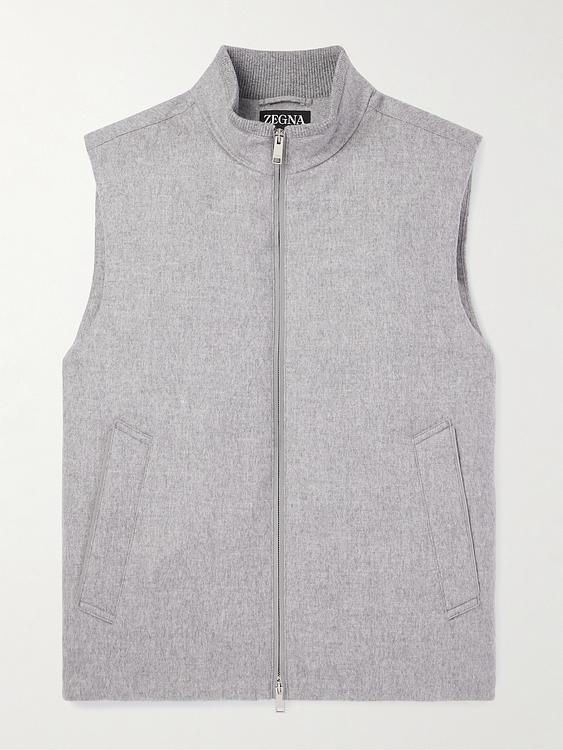 Grey vest from Zegna