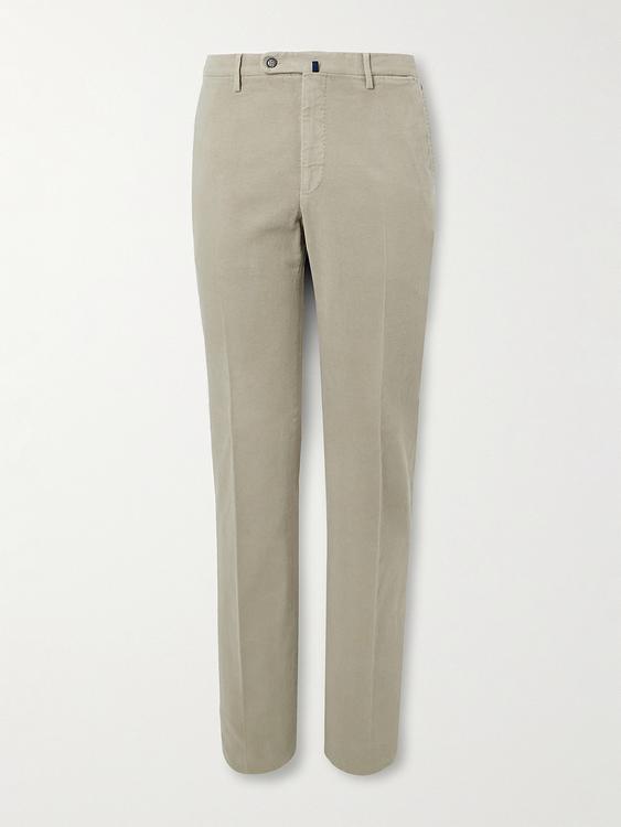 Taupe chinos from Incotex